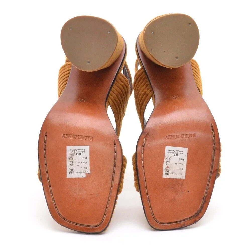 Rachel Comey Madera Corduroy Sandals Pumps  6.5 M New